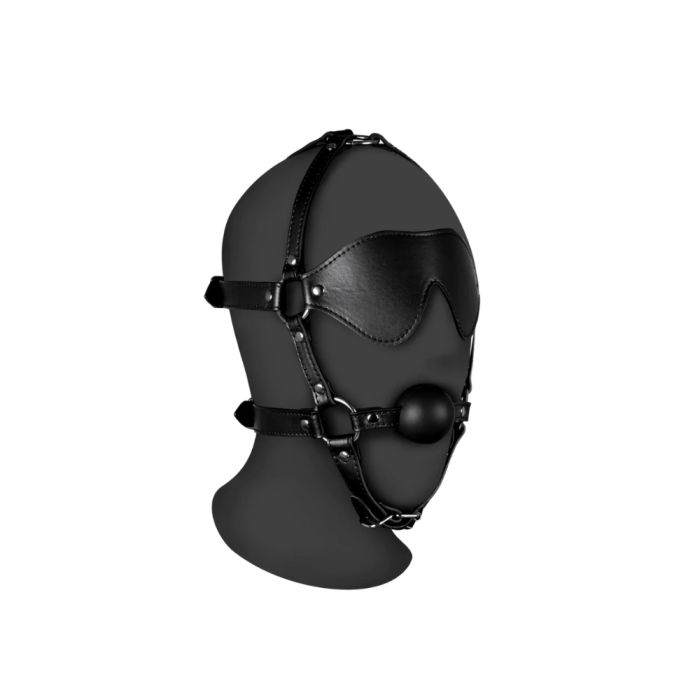 Ouch! Blindfold-huvudsele med Gag