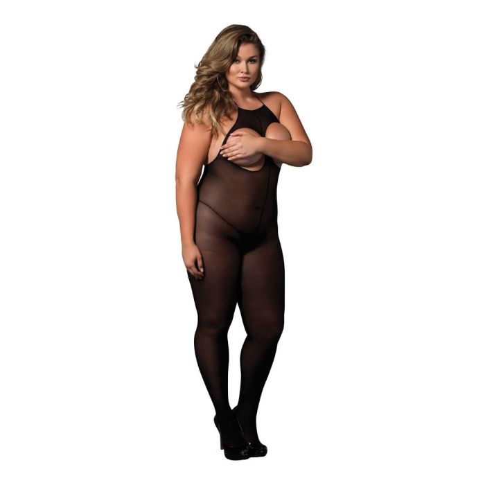 LEG AVENUE ÅBEN BODYSTOCKING - PLUSSIZE