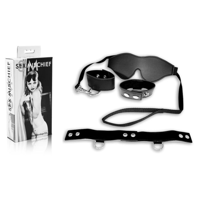 Sex & Mischief - Svart Bondage-Set