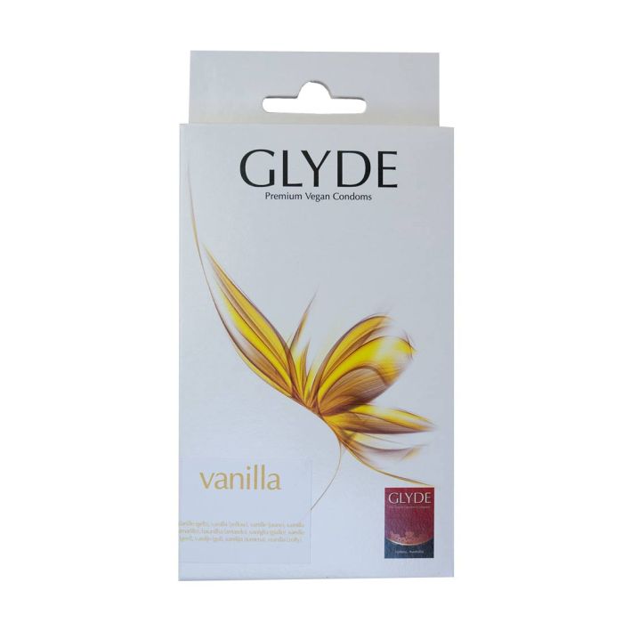 Glyde Økologiske Kondomer Vanilje 10 stk.