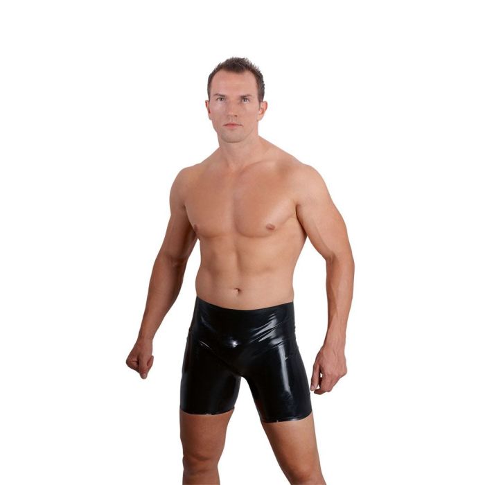 Långa Latexshorts