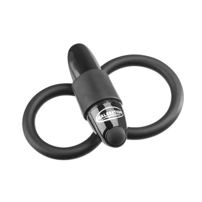 Malesation Squeeze – Dobbelt Penisring Med Vibrator