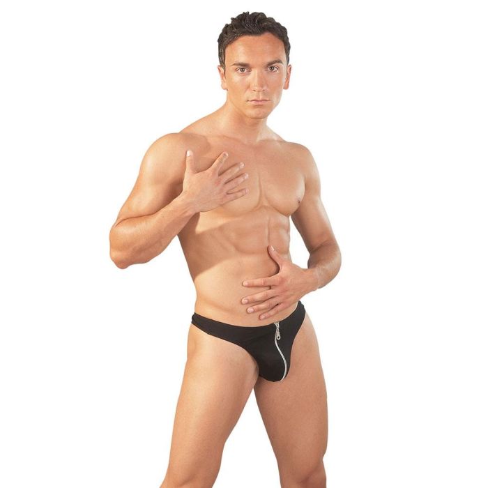 Svenjoyment Rio-String Med Blixtlås