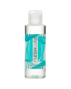 Fleshlube Ice vattenbaserat glidmedel med kylande effekt i transparent flaska
